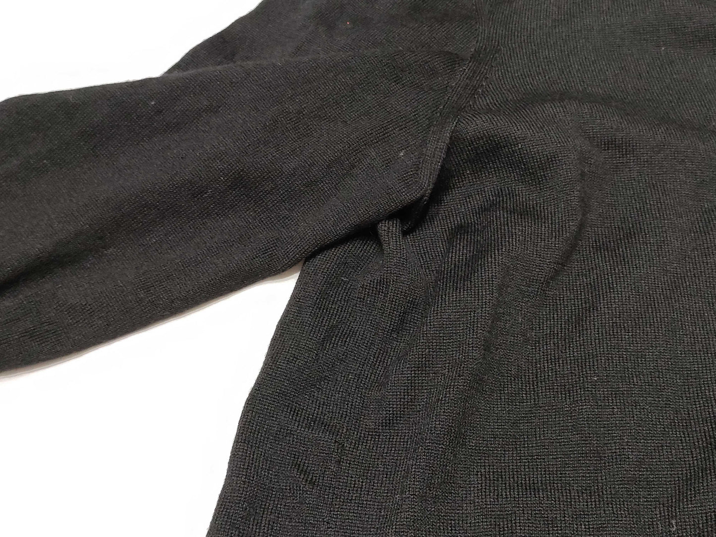 GUCCI Knit Sweater with Embroidered Logo, Size L, Tops