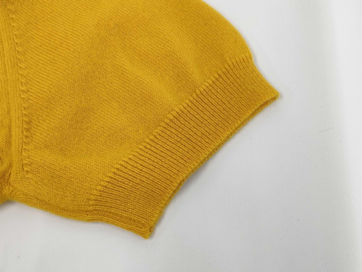 CHANEL Summer Knit Two-tone Coco Button Top Size 42