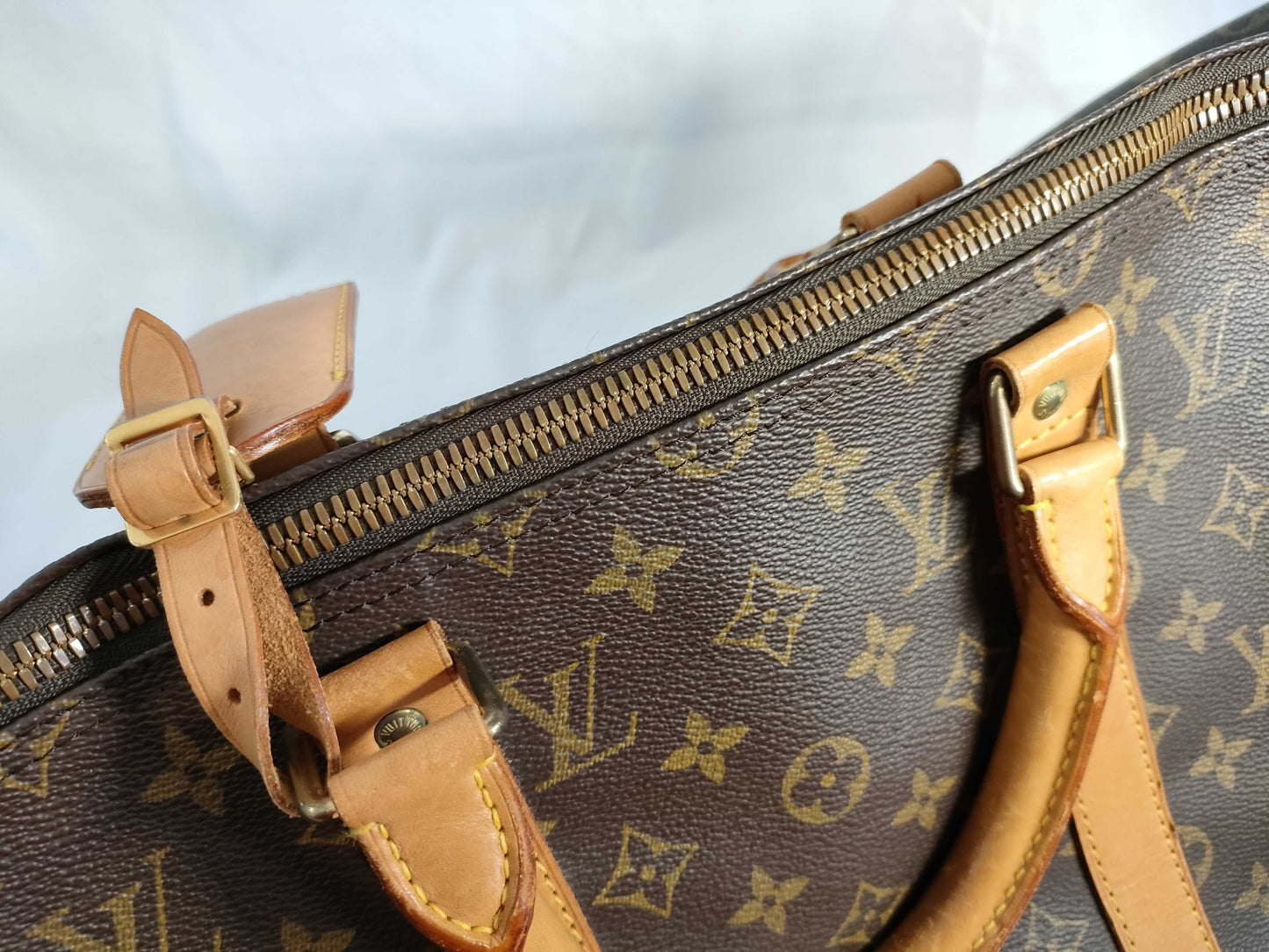 LOUIS VUITTON Monogram Louis Vuitton Monogram Keepall Bandouliere 50 Boston Bag M41416/VI1914
