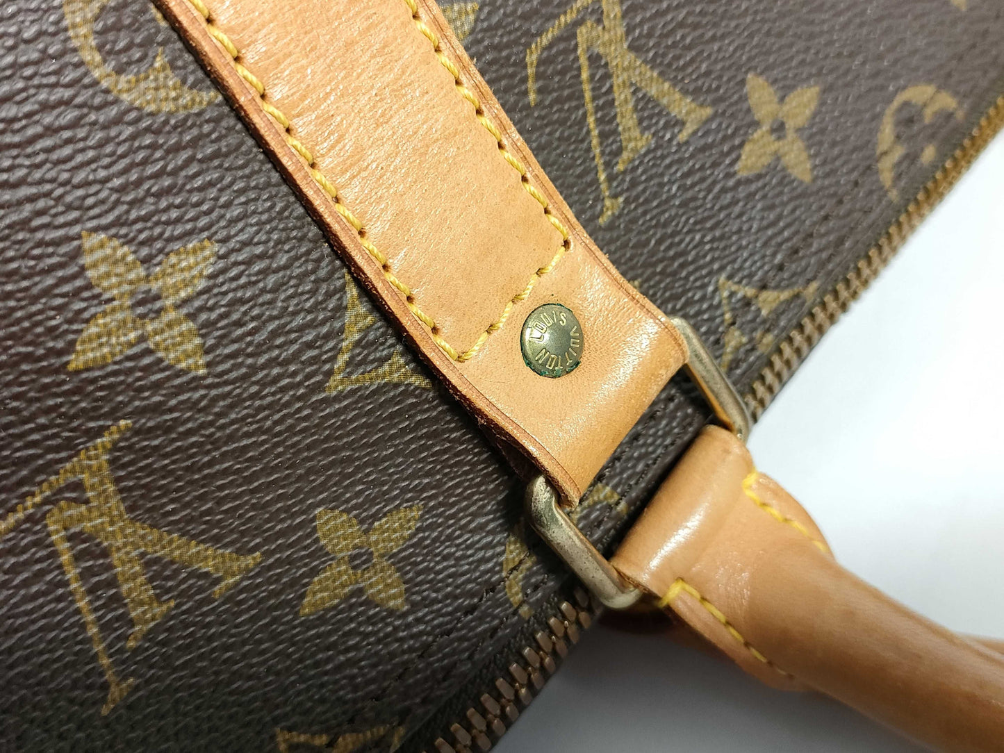 LOUIS VUITTON Monogram Louis Vuitton Monogram Keepall Bandouliere 50 Boston Bag M41416/VI1914