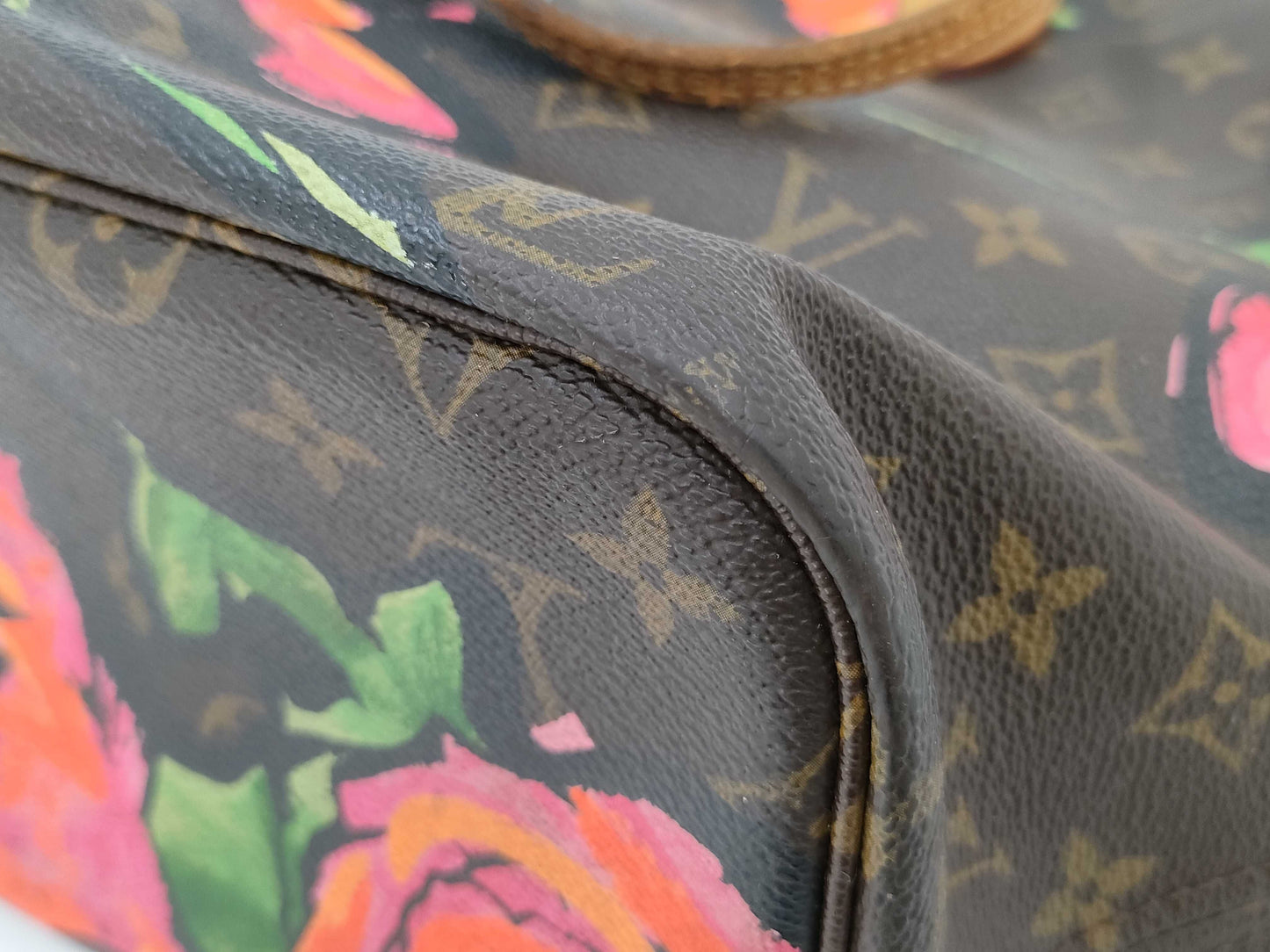 LOUIS VUITTON Monogram Rose Neverfull MM Shoulder Bag