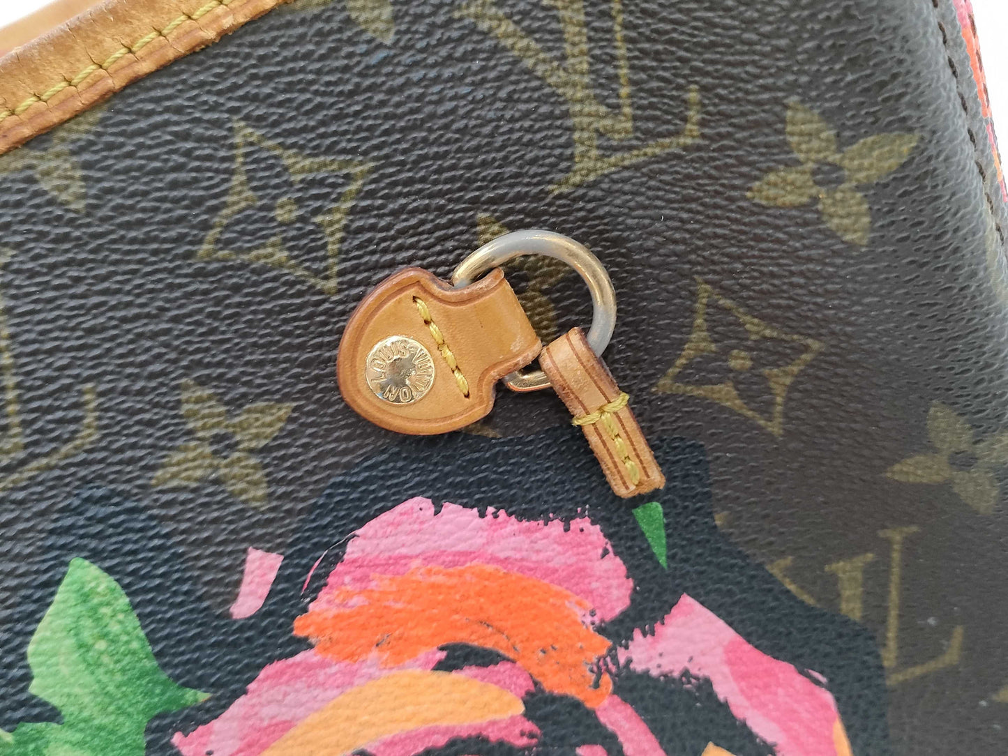 LOUIS VUITTON Monogram Rose Neverfull MM Shoulder Bag
