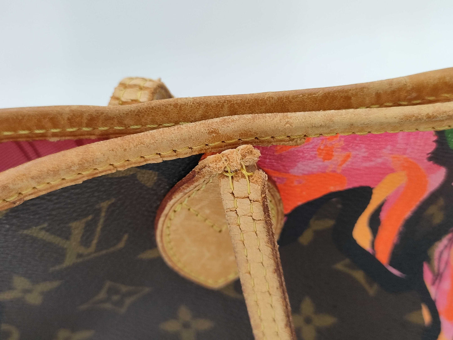 LOUIS VUITTON Monogram Rose Neverfull MM Shoulder Bag