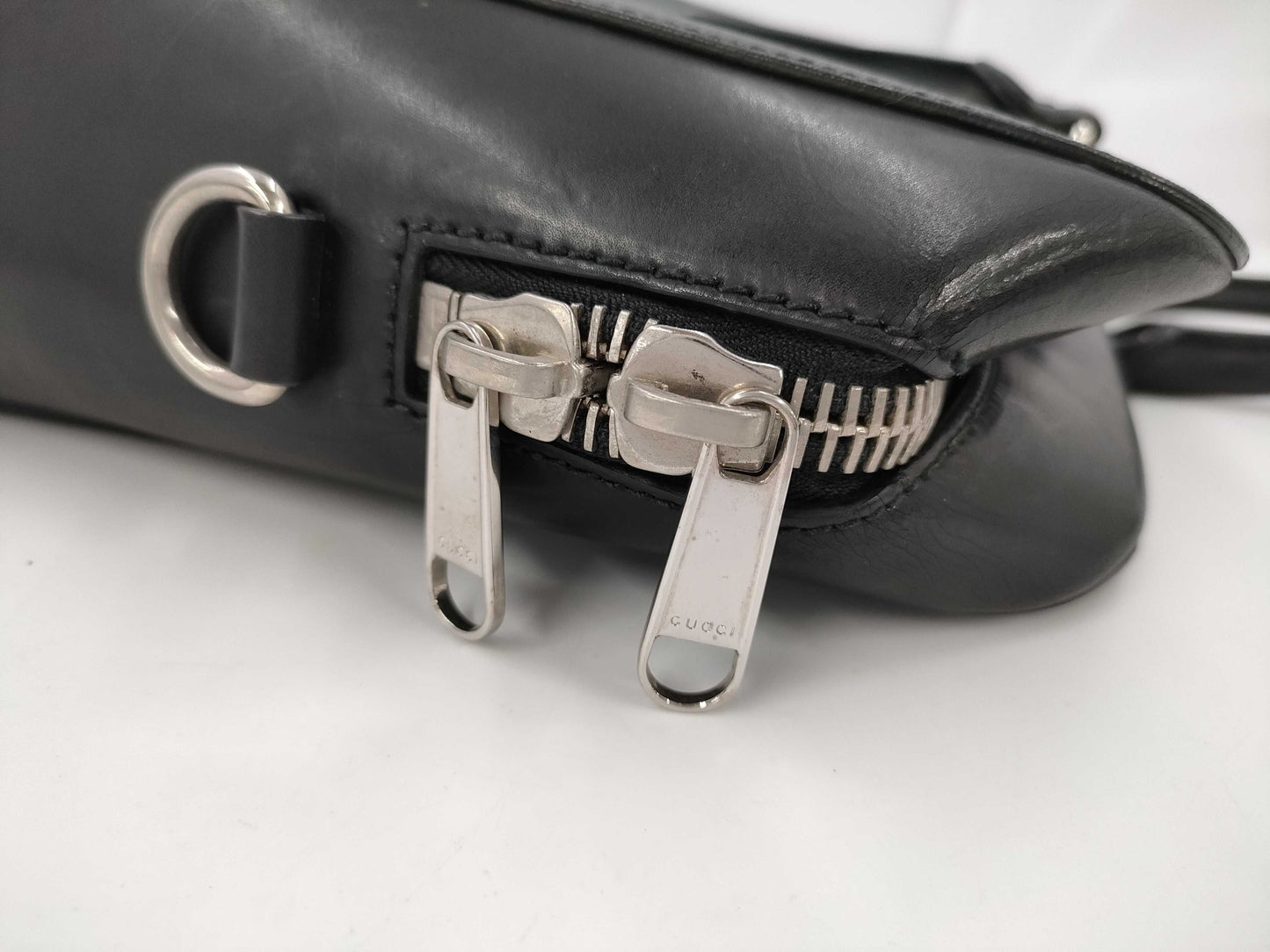 GUCCI GG Supreme Briefcase PVC/Leather Business Bag
