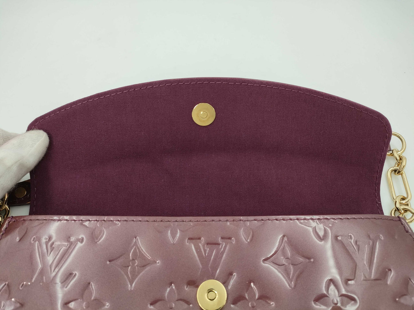 LOUIS VUITTON Vernis Sunset Boulevard Shoulder Bag