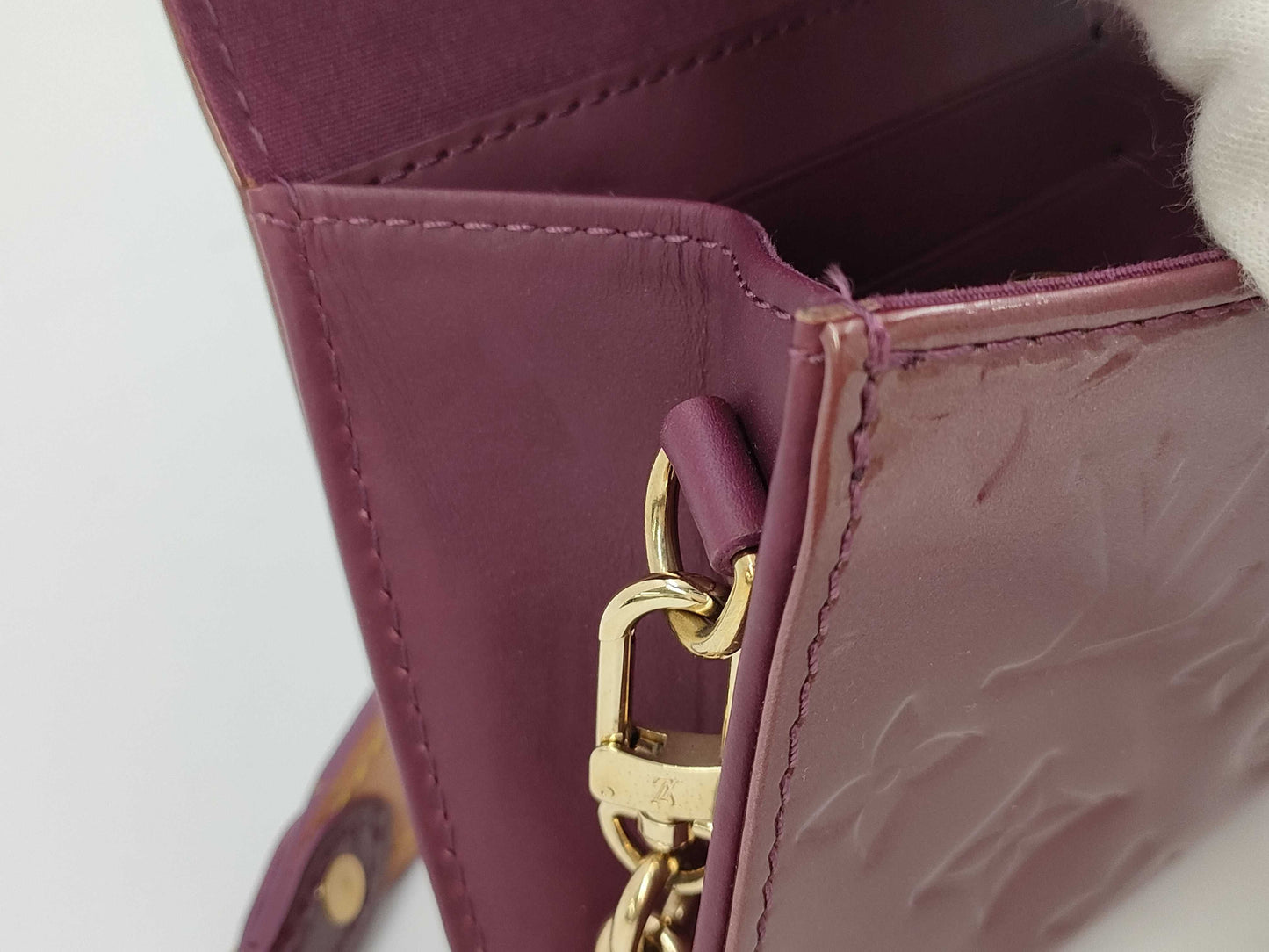 LOUIS VUITTON Vernis Sunset Boulevard Shoulder Bag