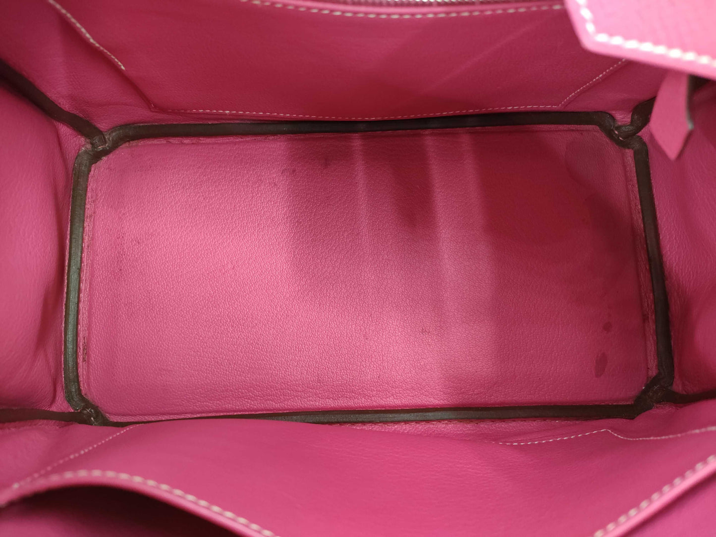HERMES Birkin 25 Candy, Epsom Leather, Rose Tyrien, Ruby, Silver Hardware, Q Stamp, Handbag