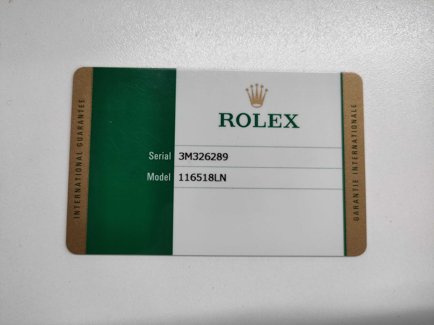 ROLEX 116518LN 3M326289 Men's Watch