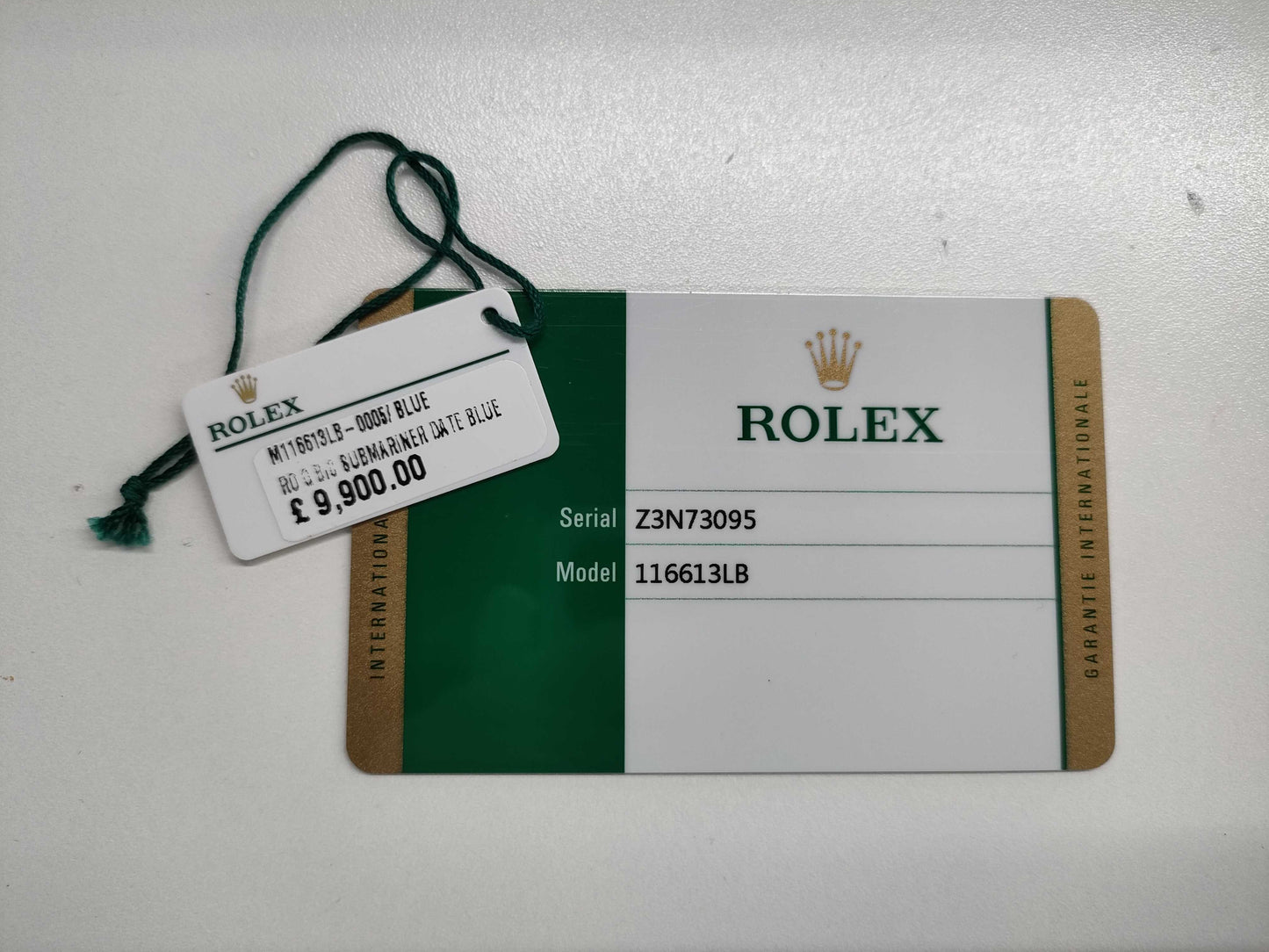 ROLEX 116613LB Z3N73095 Men's Watch