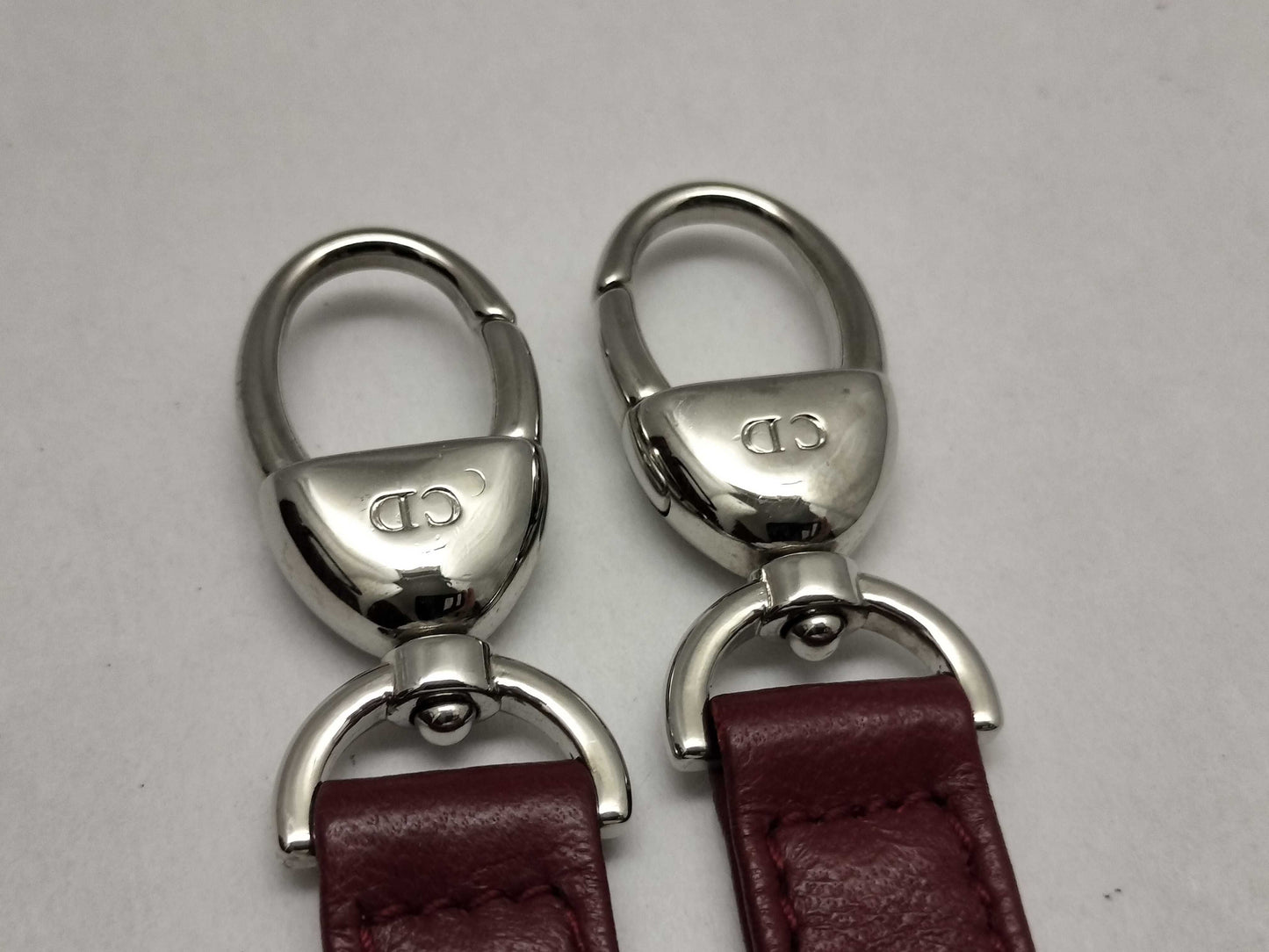 Dior Lady Dior Medium Zip Maroon Cannage Lambskin Leather Silver Handbag 96-MA-1060