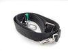 LOUIS VUITTON Louis Vuitton Signature Adjustable Strap, Black/Green, Silver Hardware, 95*4.5*0.5cm Strap