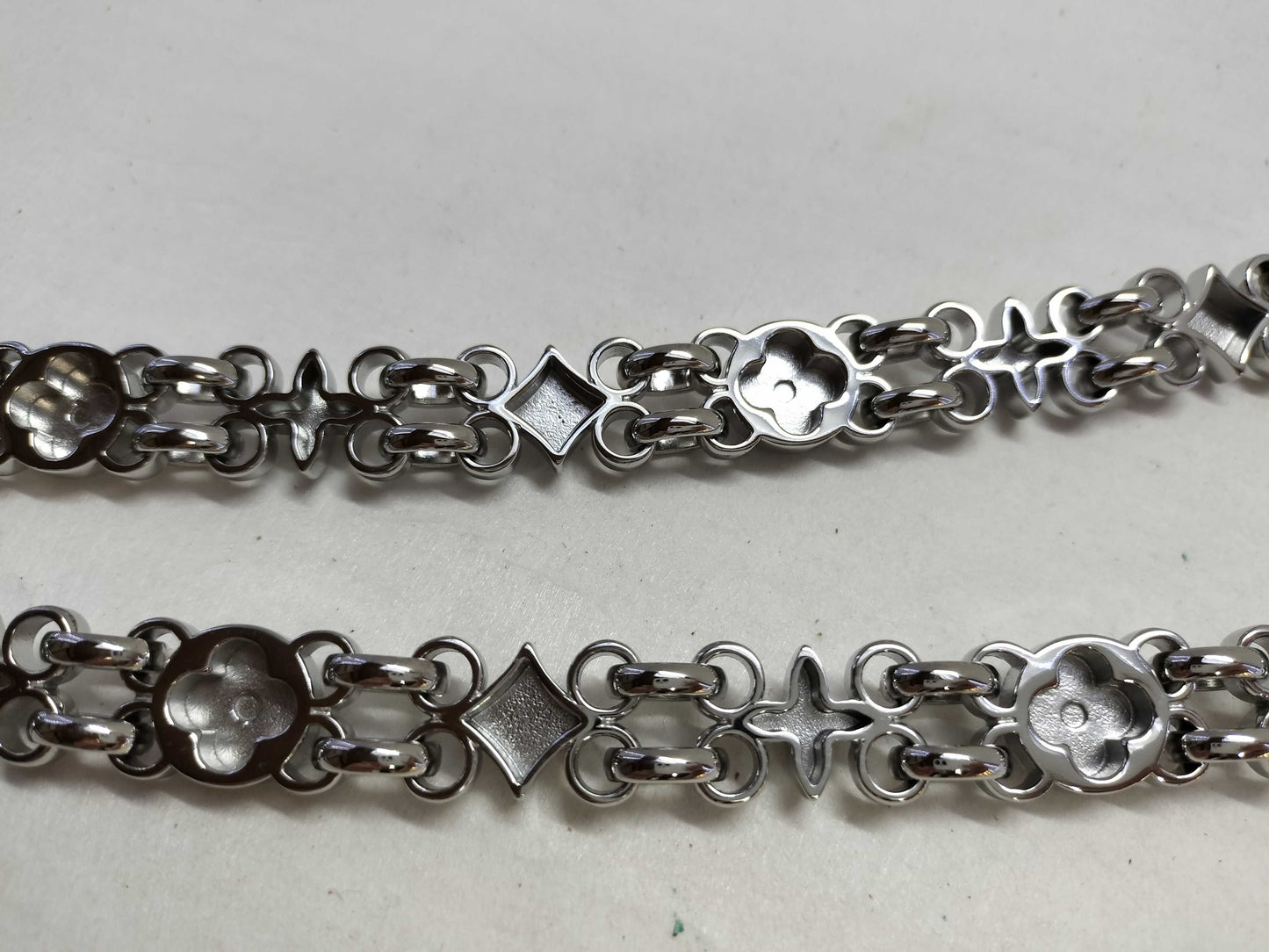 LOUIS VUITTON Monogram Chain Strap, Silver Hardware, 55*2*.05cm Strap