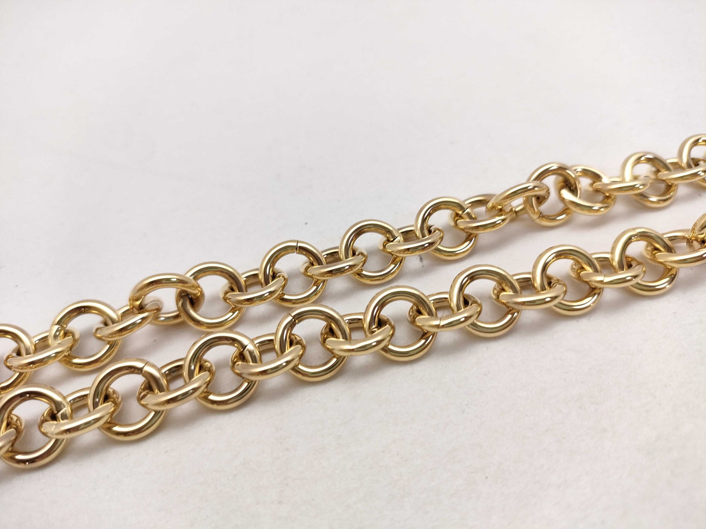 LOUIS VUITTON Gold Chain Strap with Gold Hardware, 55*1*1cm