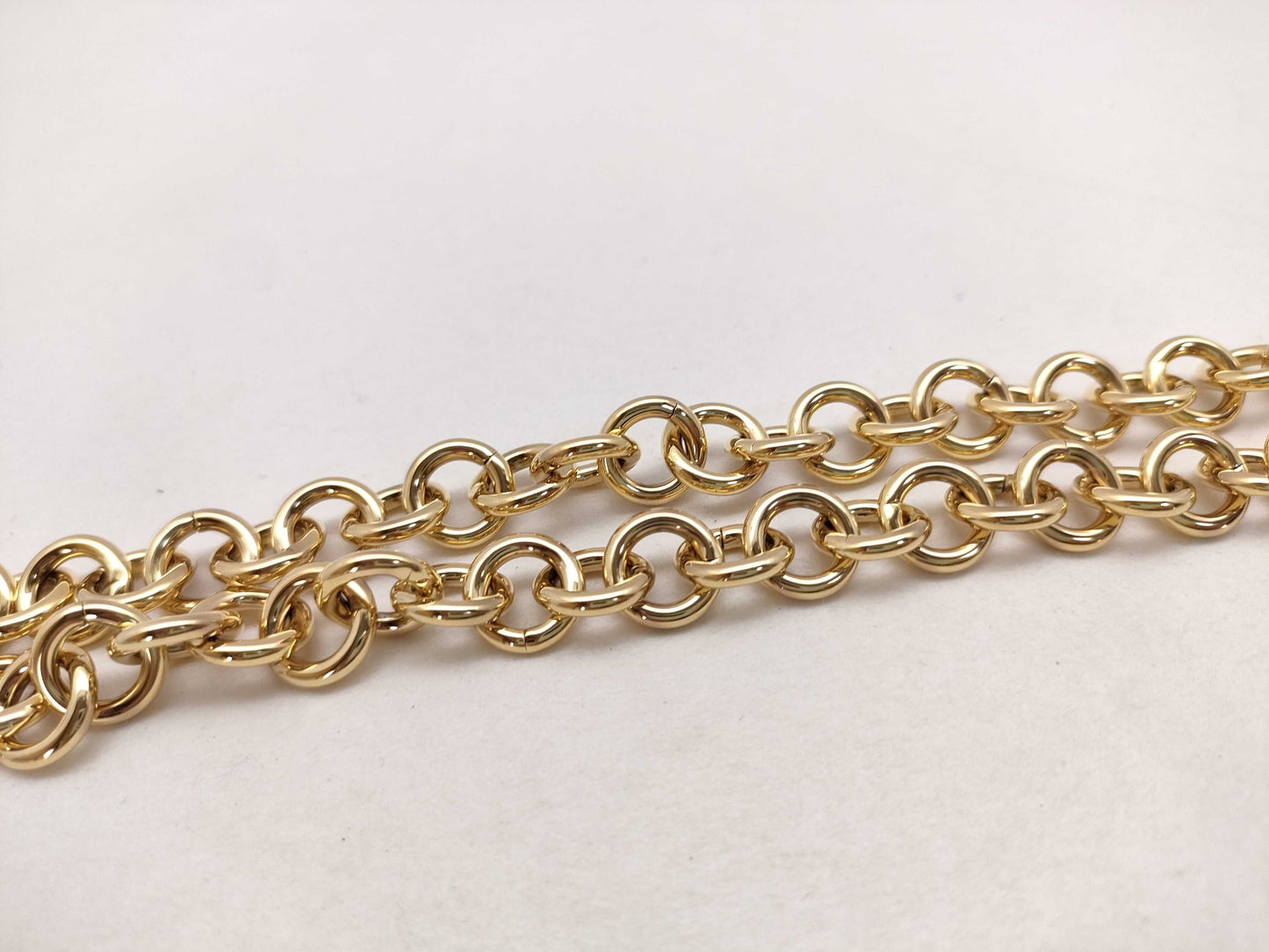LOUIS VUITTON Gold Chain Strap with Gold Hardware, 55*1*1cm
