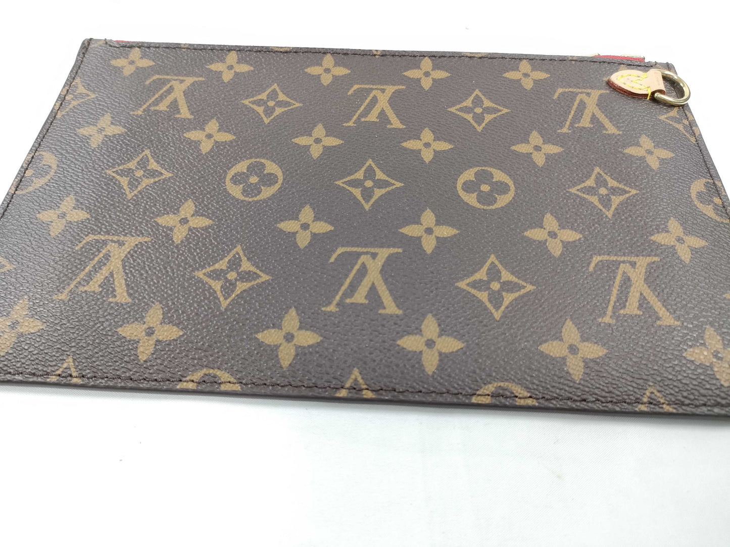 LOUIS VUITTON Monogram Louis Vuitton Neverfull Pouch / Brown Monogram Canvas / Gold Hardware Other Accessories