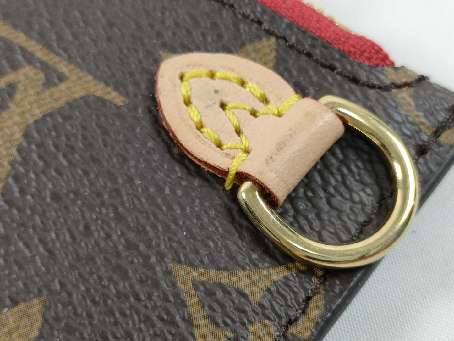 LOUIS VUITTON Monogram Louis Vuitton Neverfull Pouch / Brown Monogram Canvas / Gold Hardware Other Accessories