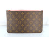LOUIS VUITTON Unidentified Monogram Louis Vuitton Neverfull Pouch / Brown Monogram Canvas / Gold Hardware Pouch