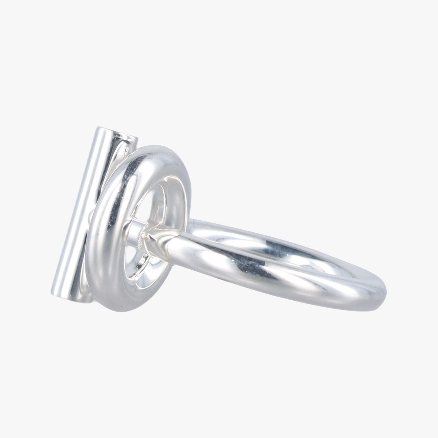 HERMES Echappé Silver Ag92522AB369895 Ring