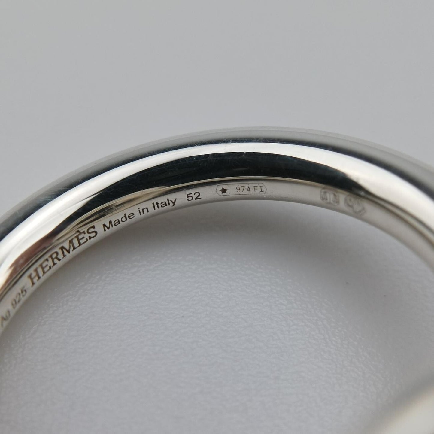 HERMES Echappé Silver Ag92522AB369895 Ring
