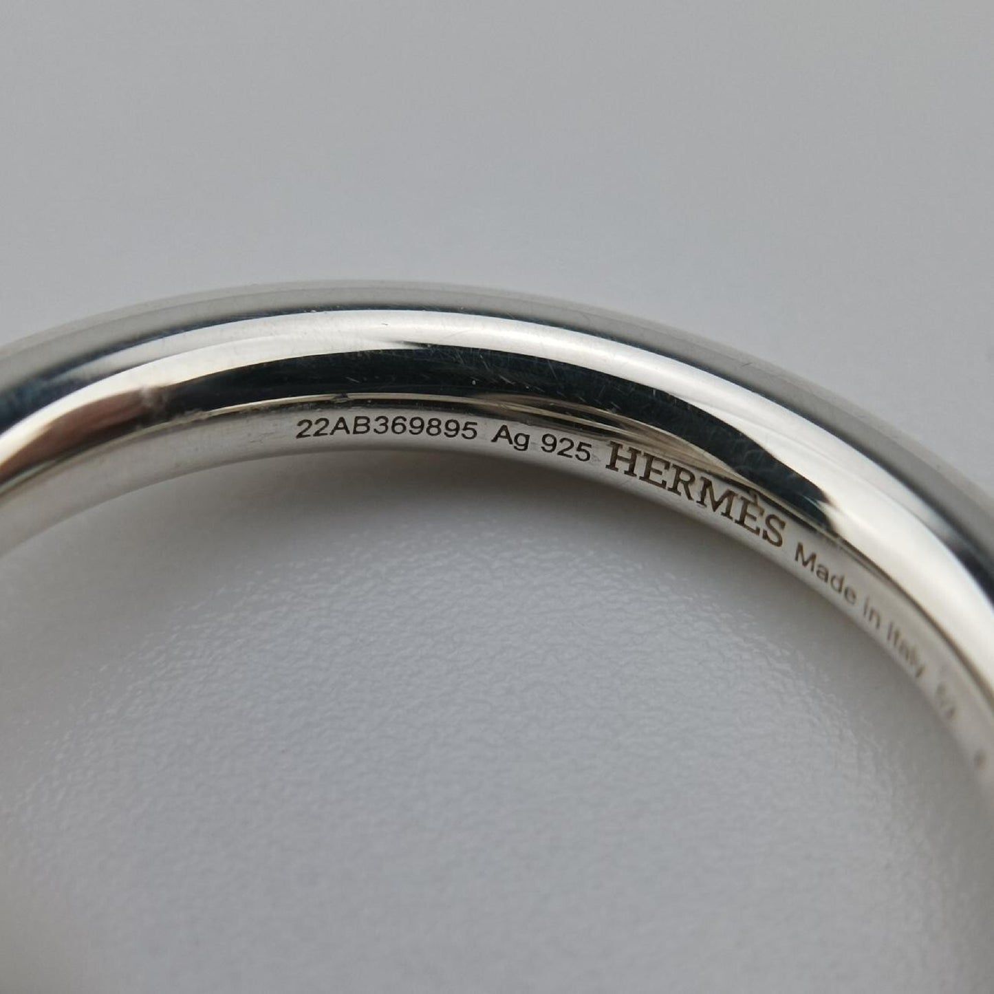HERMES Echappé Silver Ag92522AB369895 Ring
