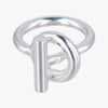 HERMES Echappé Silver Ag92522AB369895 Ring