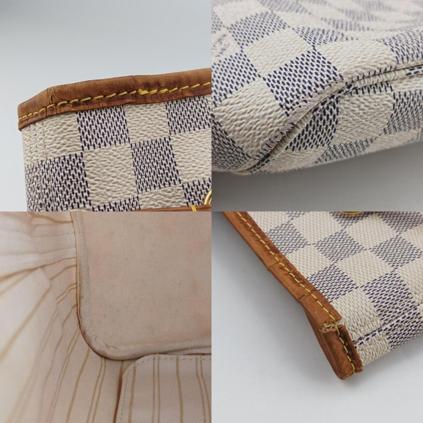 LOUIS VUITTON Neverfull MM Azur Damier Canvas N51107AR1164 Handbag