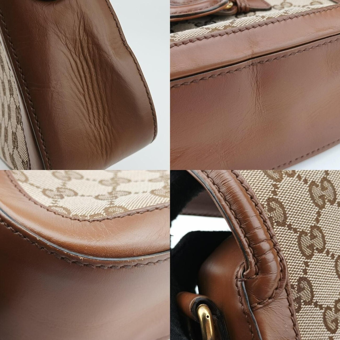 GUCCI Lady Web Multicolor Canvas and Leather Shoulder Bag 383848H018872609