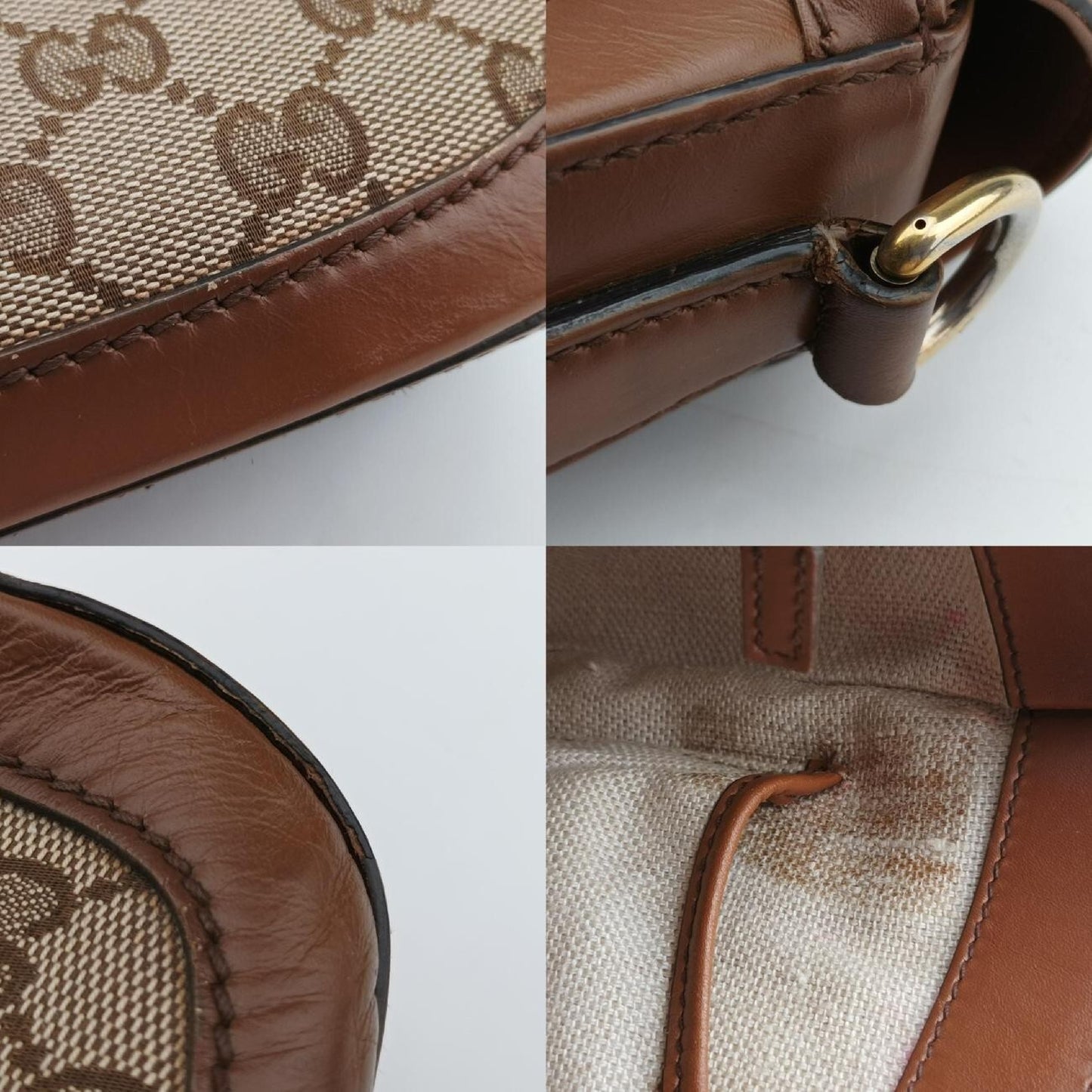 GUCCI Lady Web Multicolor Canvas and Leather Shoulder Bag 383848H018872609