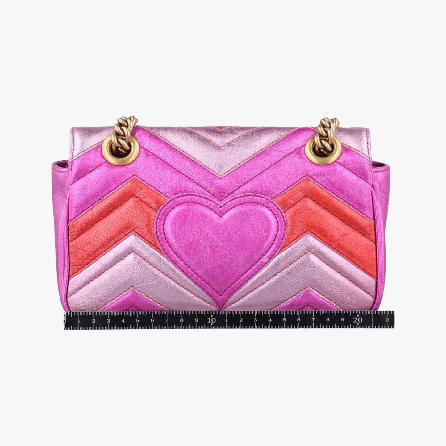 GUCCI GG Marmont Multicolor Leather Shoulder Bag 446744H027956628