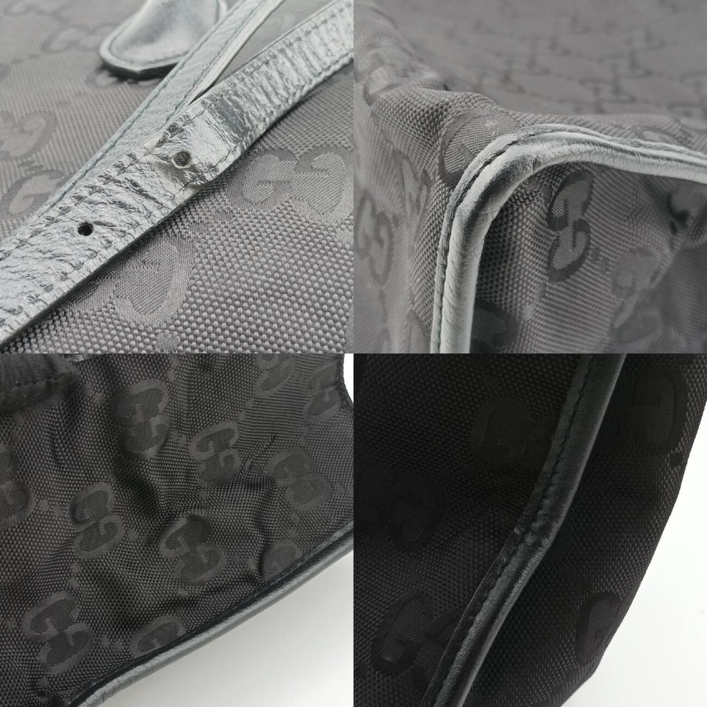 GUCCI Off the Grid Black Nylon Shoulder Bag 630355H034823283