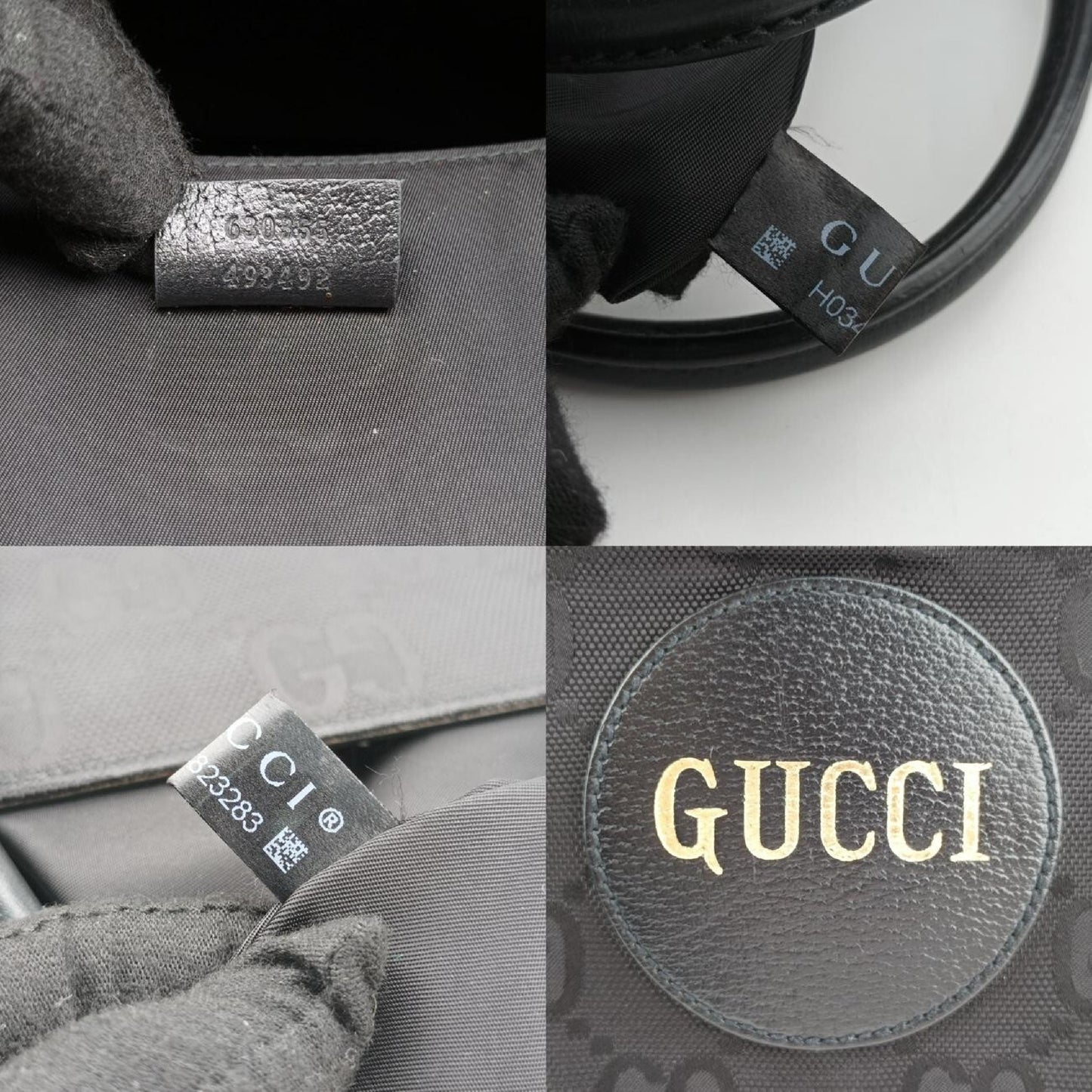 GUCCI Off the Grid Black Nylon Shoulder Bag 630355H034823283