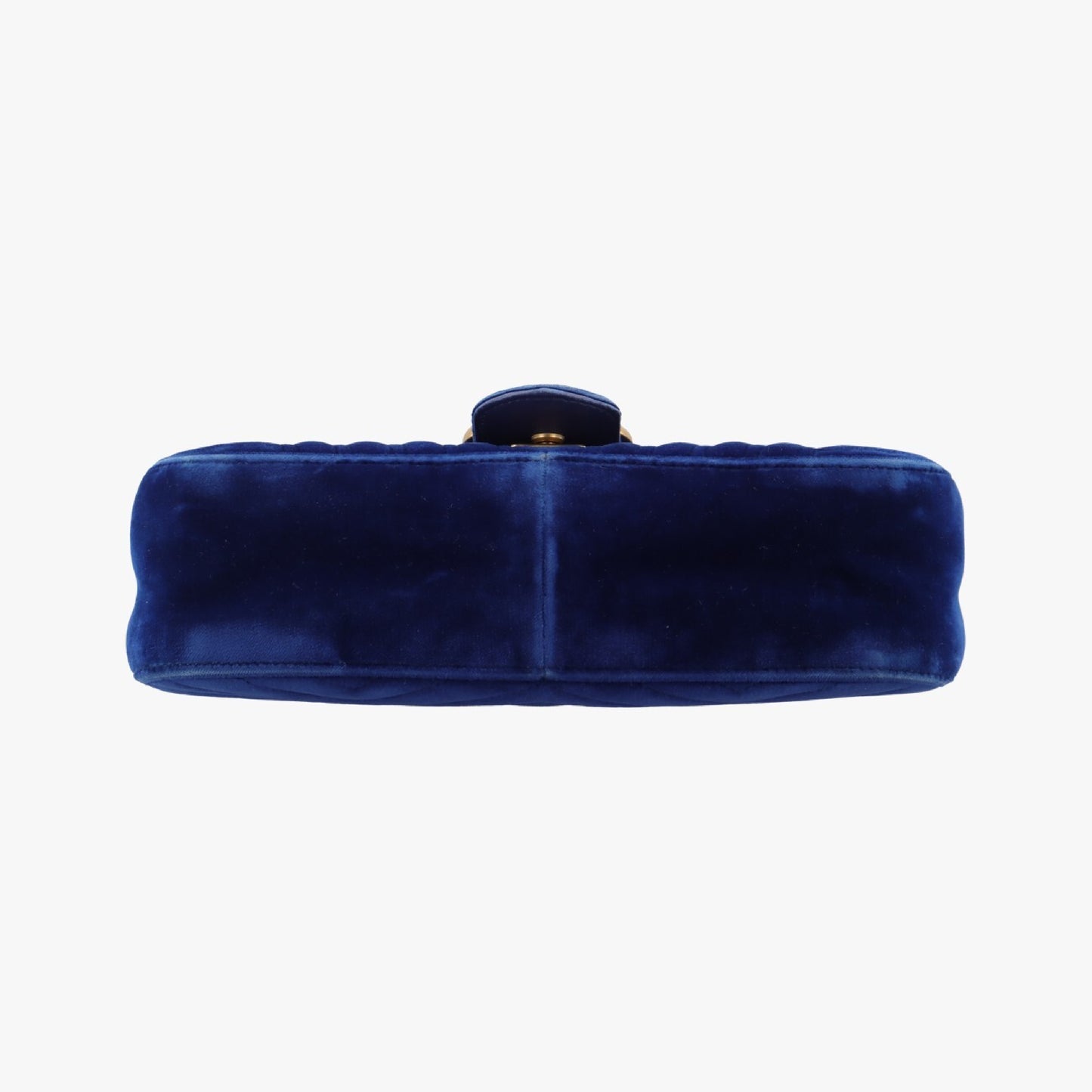 GUCCI GG Marmont Blue Velvet Shoulder Bag 443497A026082601