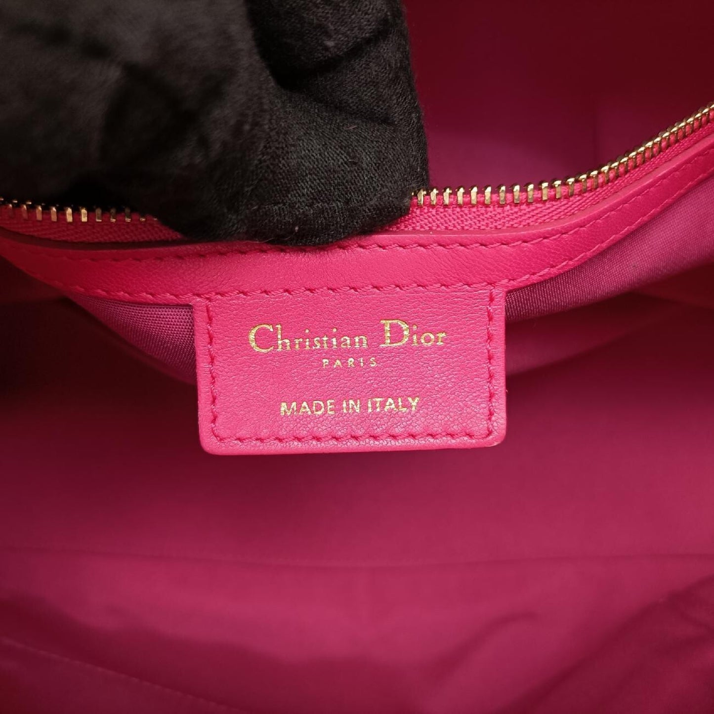 Dior Granville Rose Red Lambskin 12-MA-0153 Handbag