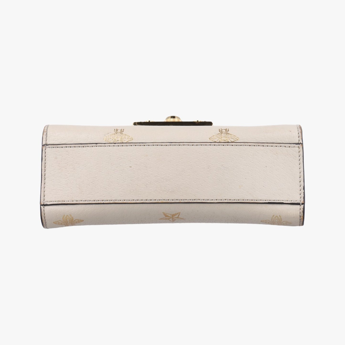 GUCCI Padlock White Leather Shoulder Bag 432182G031125514