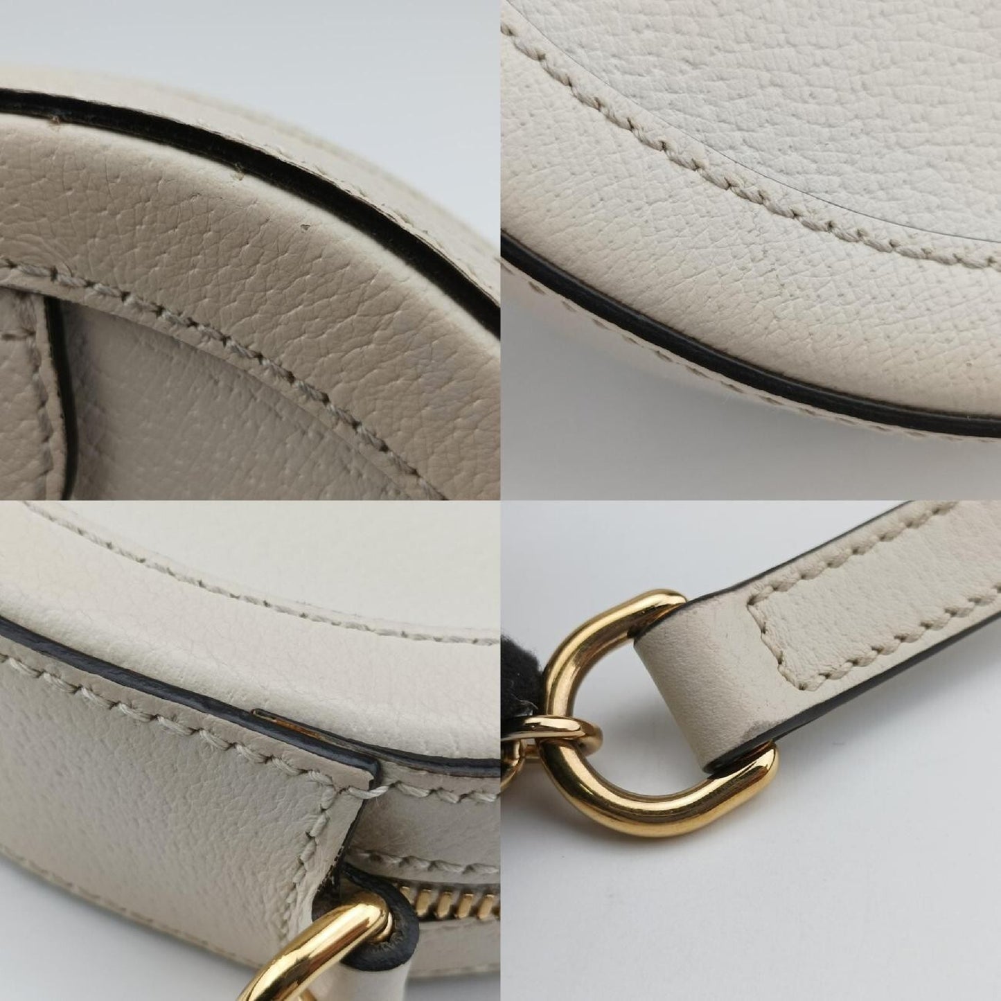 GUCCI Ophidia White Leather Shoulder Bag 550618G029699268