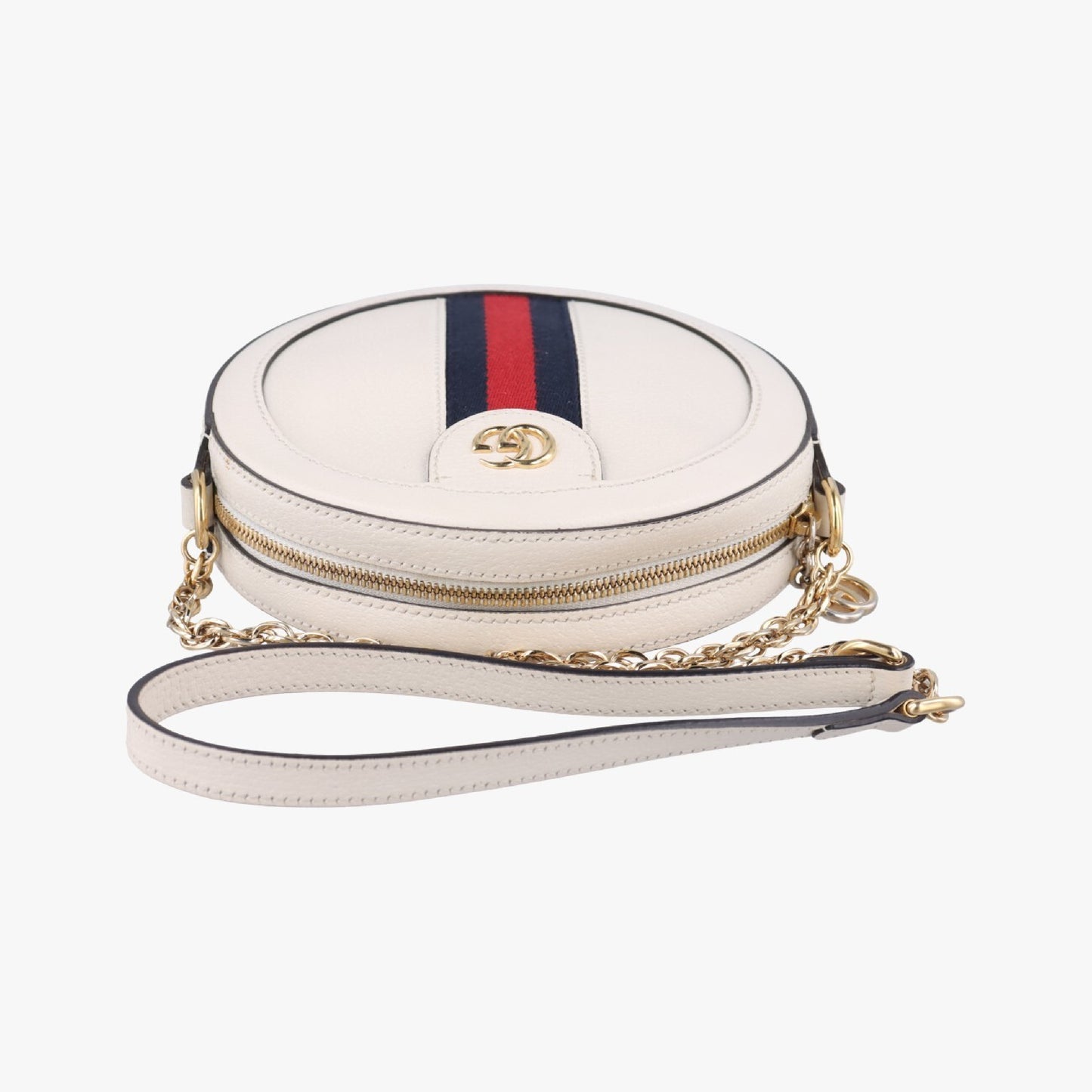 GUCCI Ophidia White Leather Shoulder Bag 550618G029699268