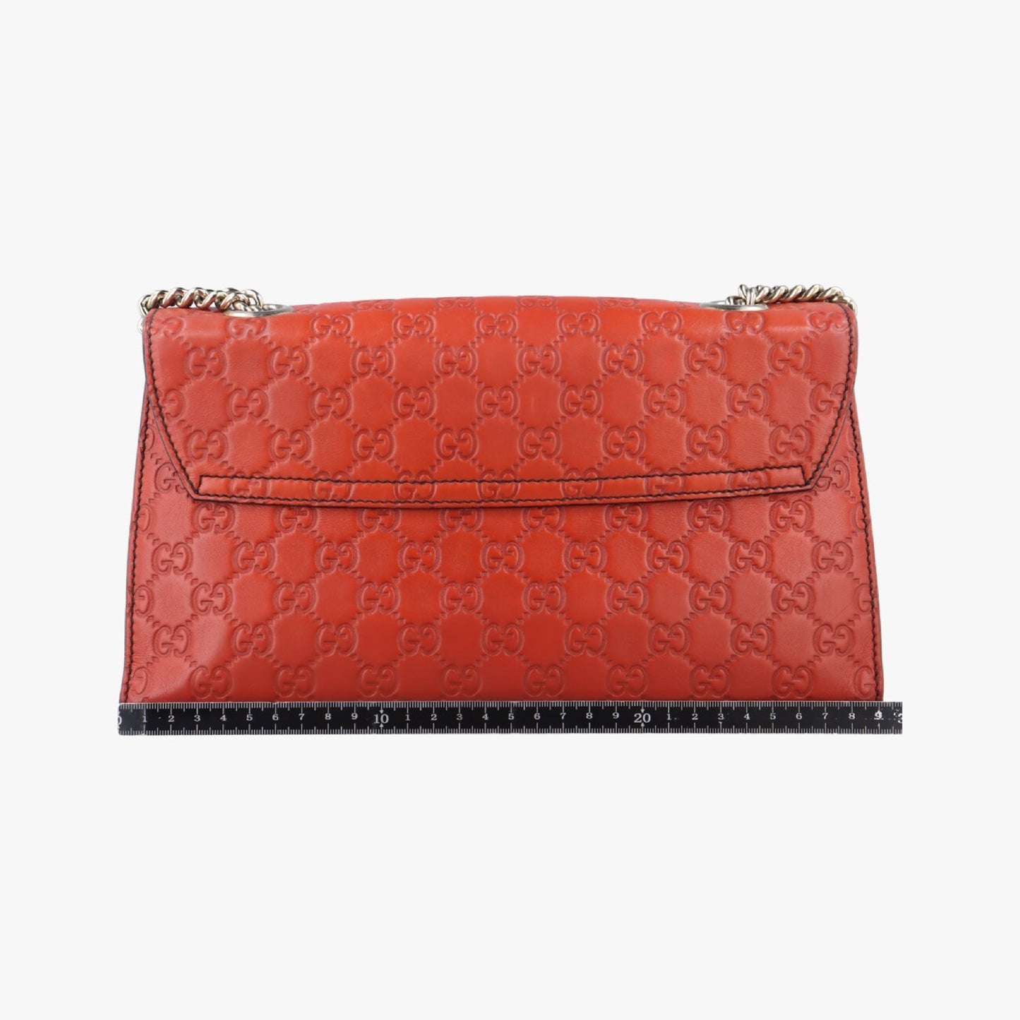GUCCI Emily Orange Leather Shoulder Bag 295402H014759886