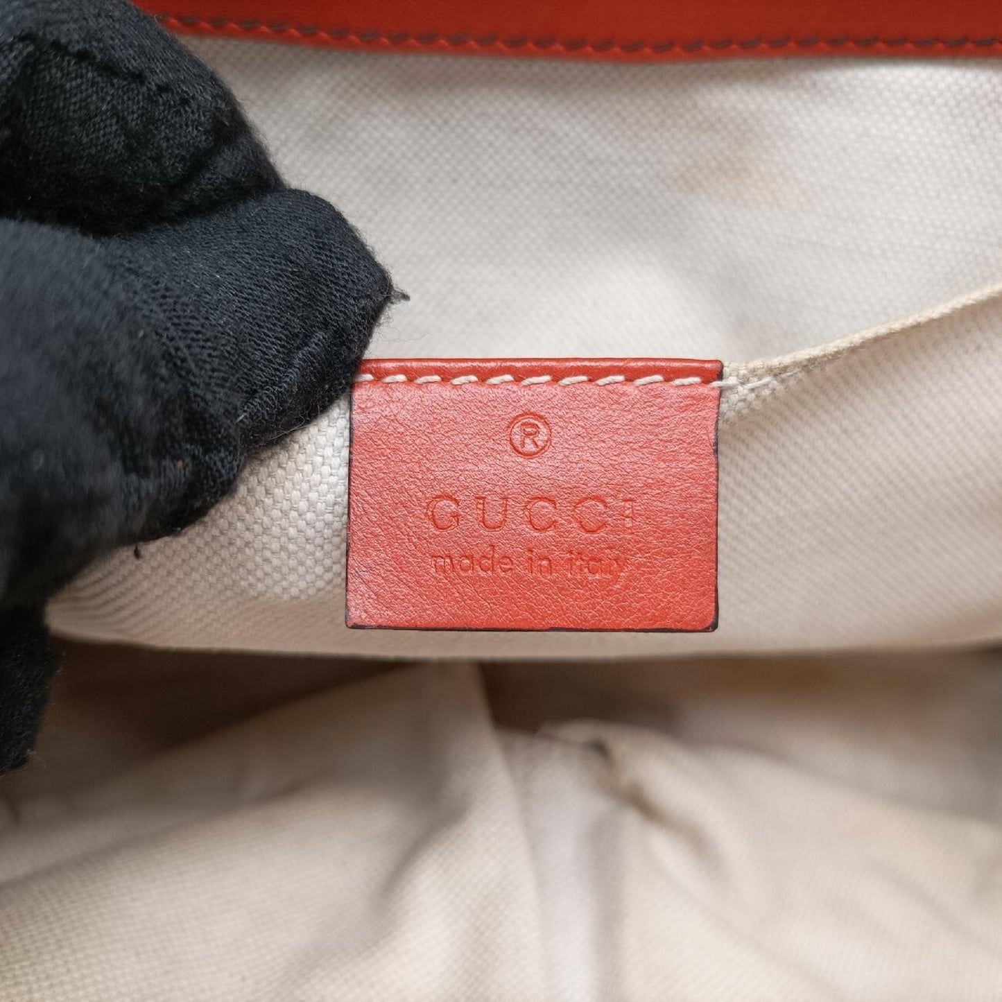 GUCCI Emily Orange Leather Shoulder Bag 295402H014759886