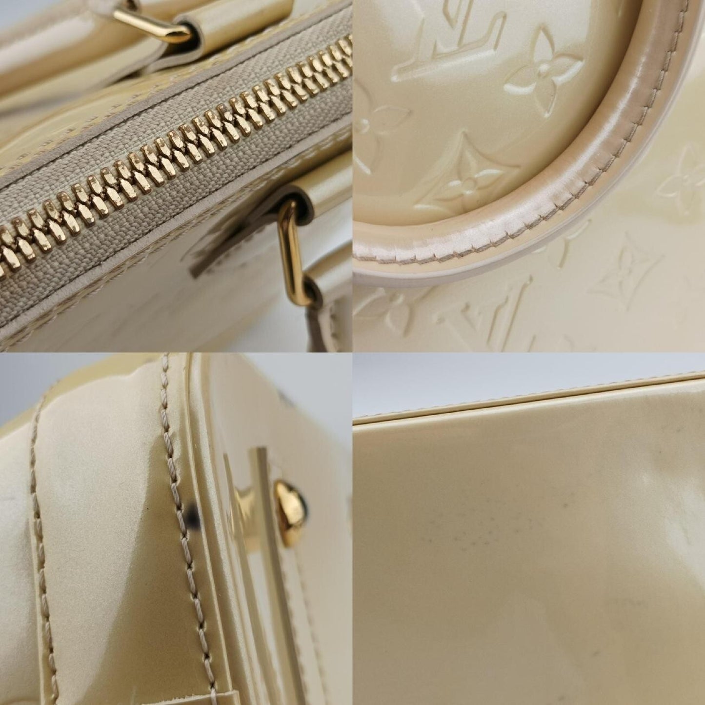 LOUIS VUITTON Alma PM Citrine Vernis M90101FL3141 Handbag