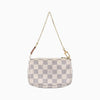 LOUIS VUITTON Mini Pochette Accessoires Azur Damier Canvas N58010SF3280 Handbag