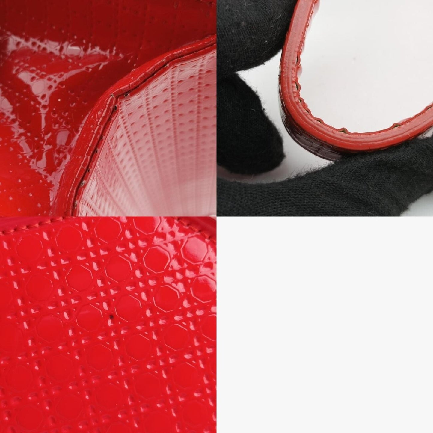 Dior Diorama Red Leather 09-BO-0126 Shoulder Bag