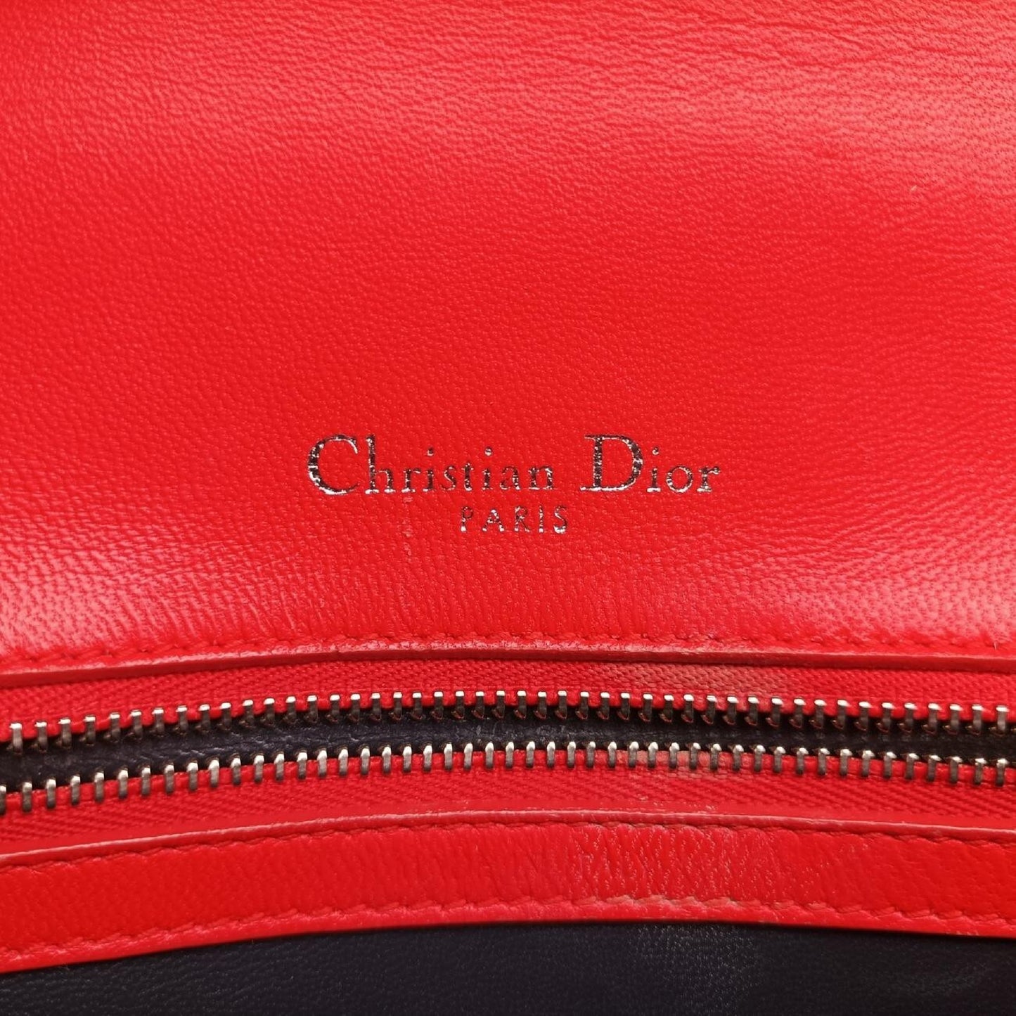 Dior Diorama Red Leather 09-BO-0126 Shoulder Bag