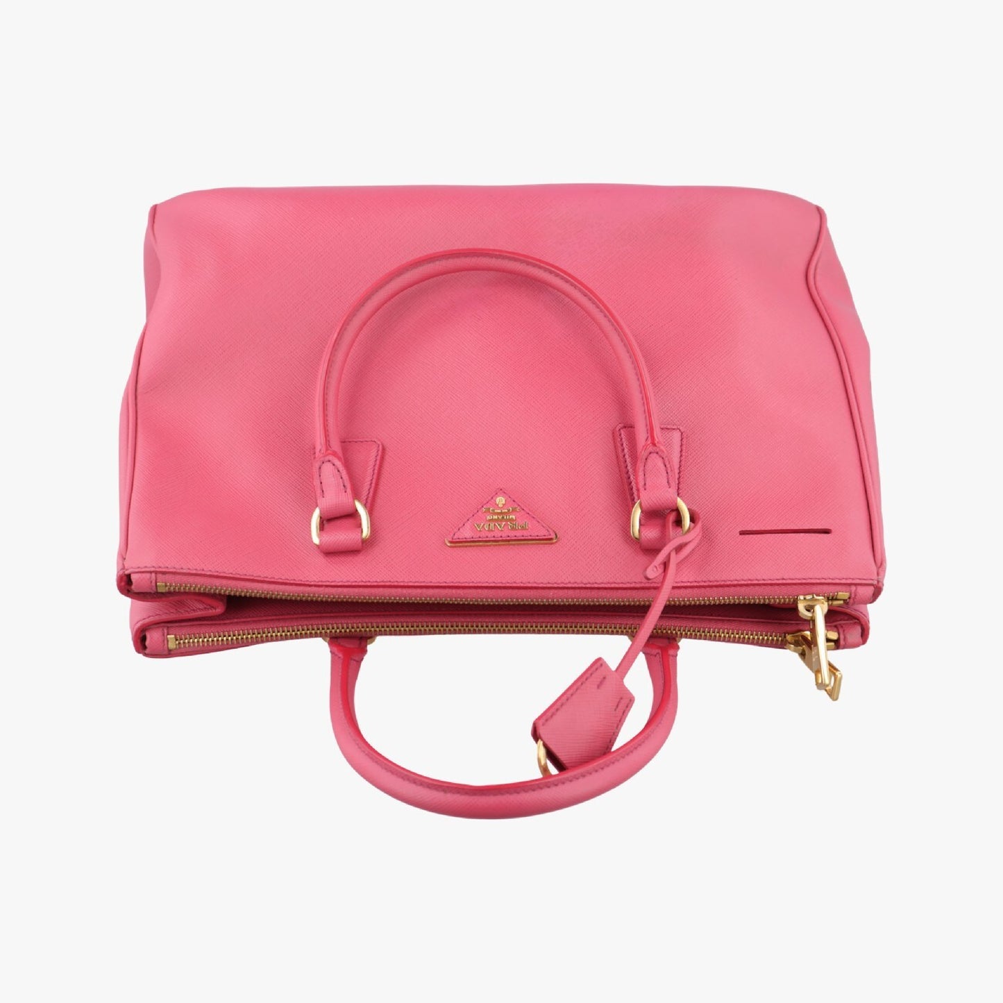 PRADA Galleria Rose Red Saffiano Leather Shoulder Bag BN227458/S 158