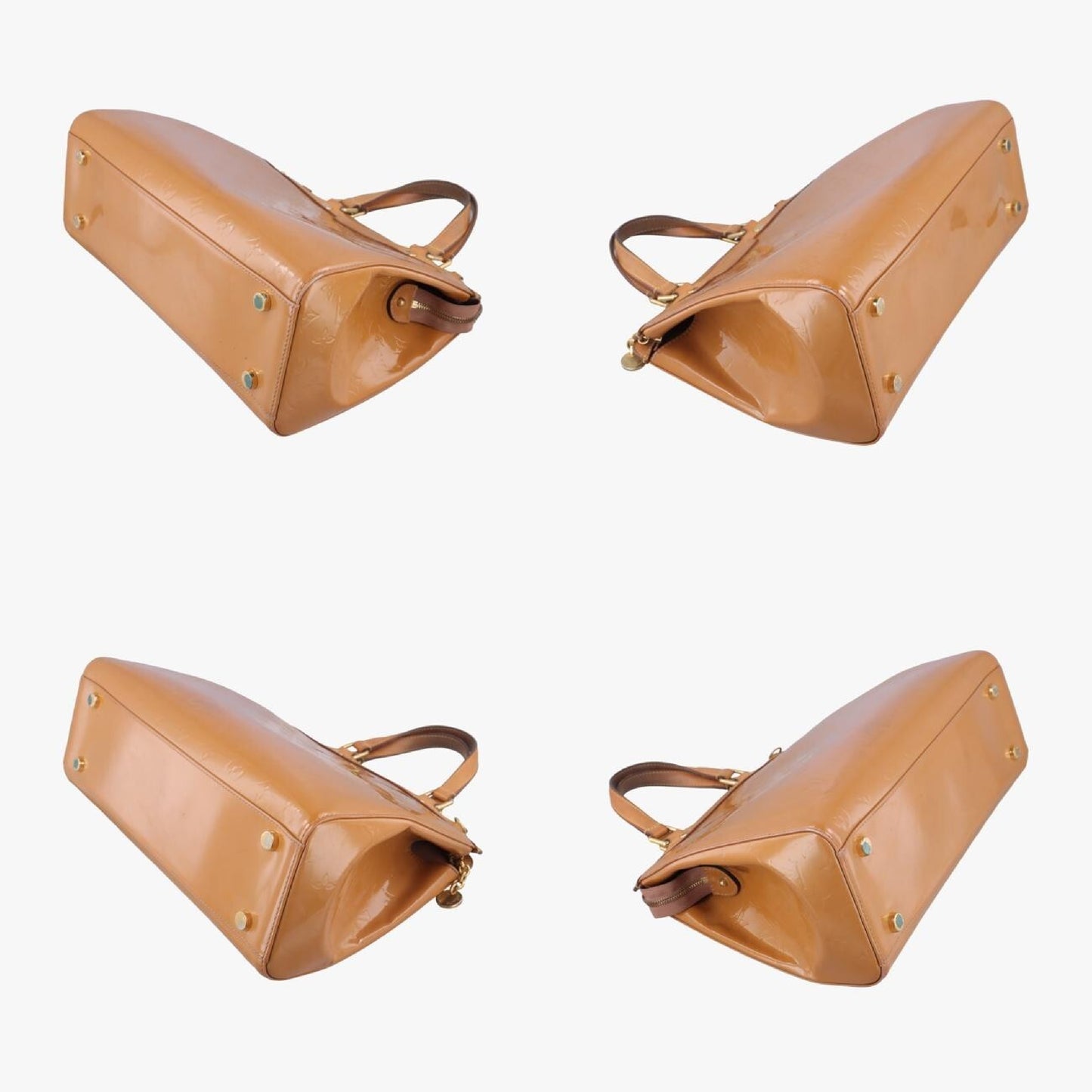 LOUIS VUITTON Blair GM Beige Vernis M91621SR1113 Shoulder Bag