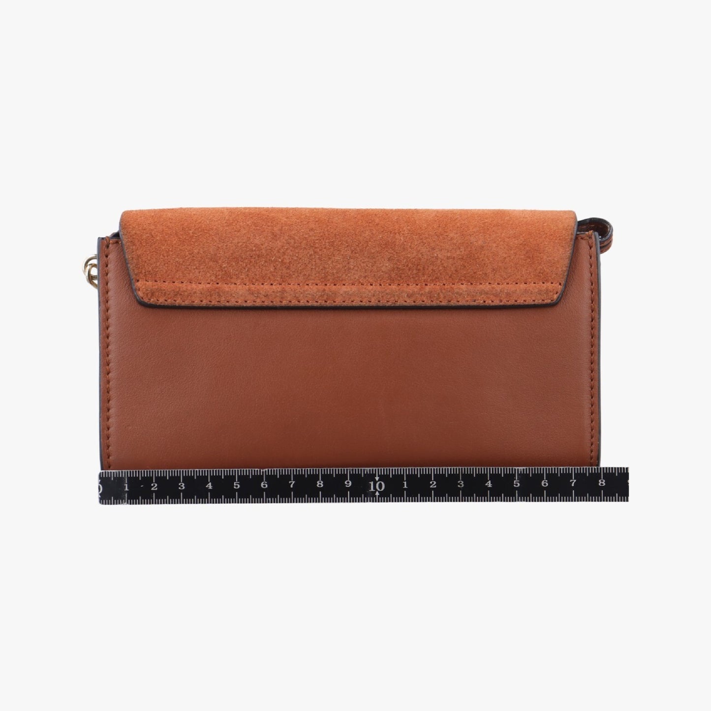 Chloe Faux Brown Suede x Leather 03 17 75 65 Shoulder Bag