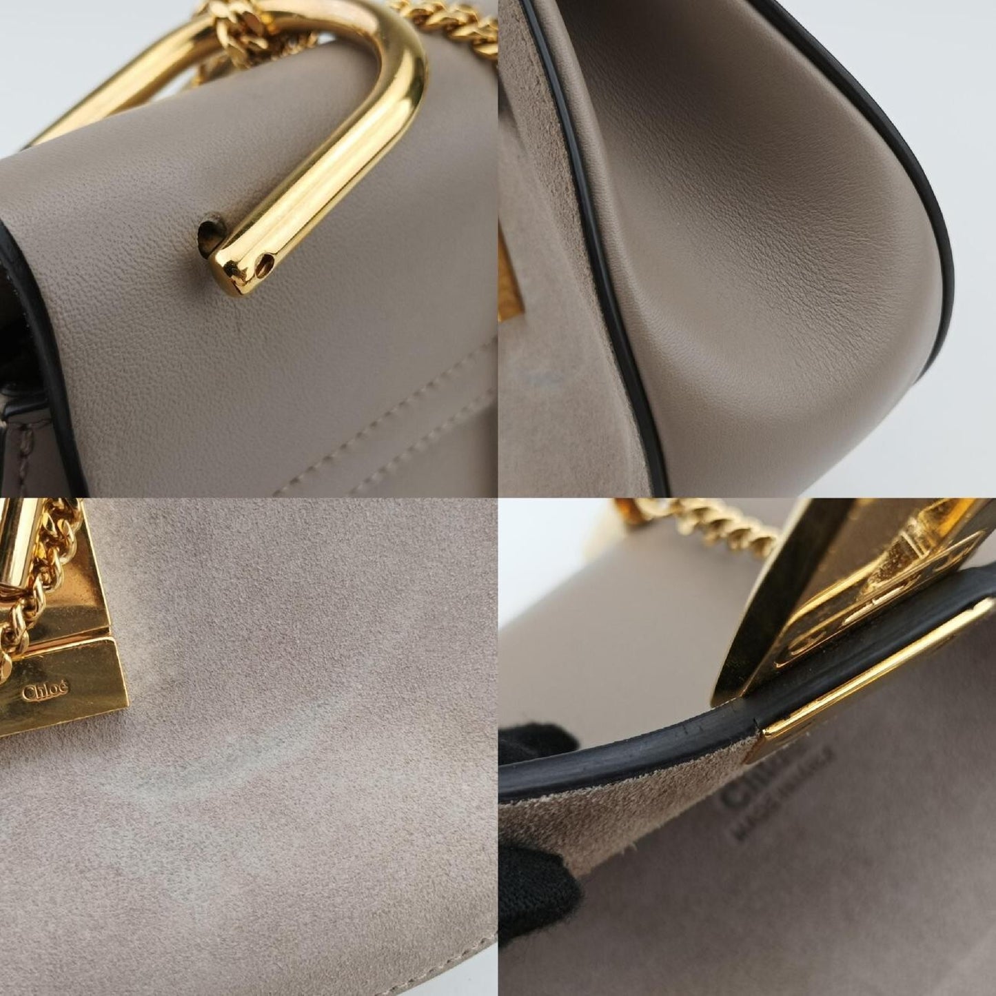 Chloe Drew Gray Leather 01 17 70 65 6 Shoulder Bag