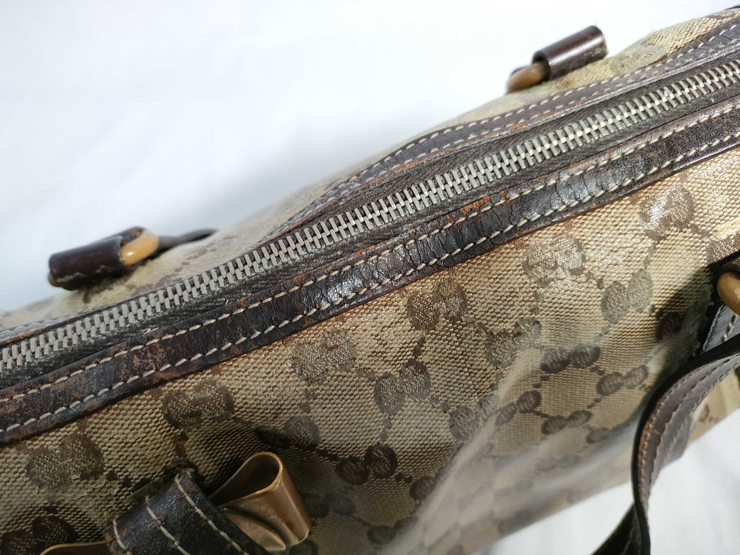 GUCCI GG Gucci Duchessa Handbag Boston Bag GG Handbag