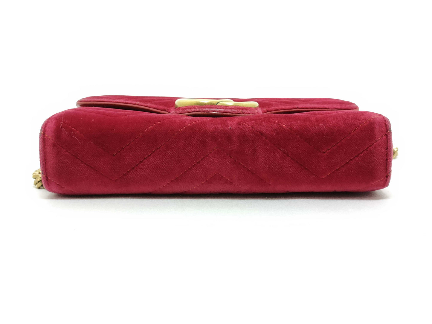 GUCCI Marmont Chain Shoulder Bag Velvet Shoulder Bag