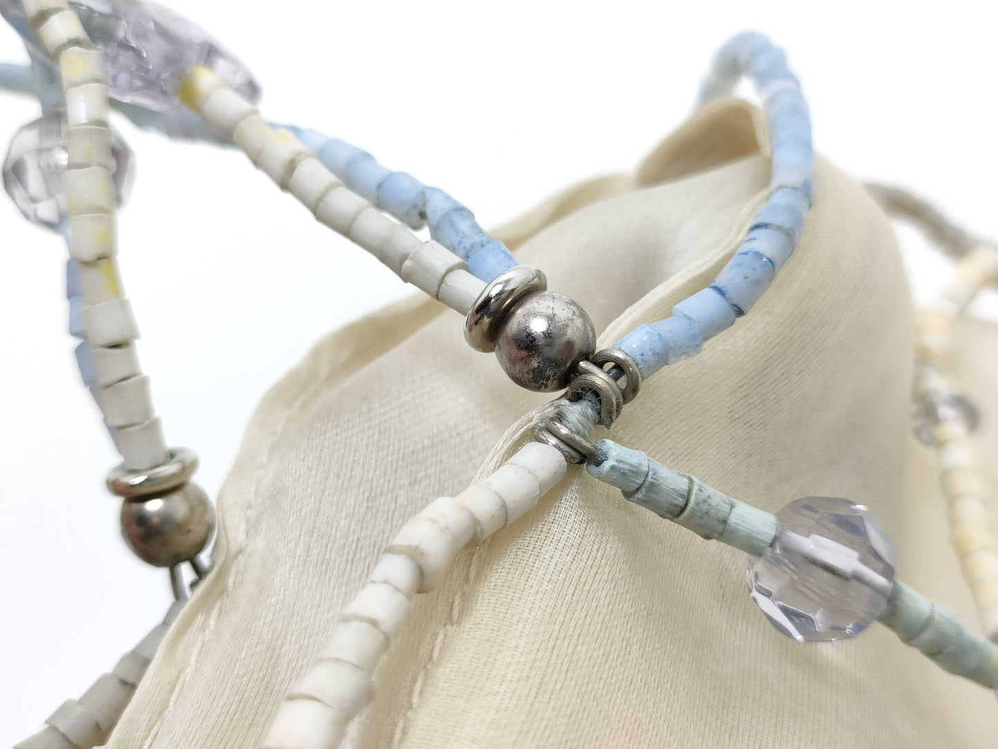 BOTTEGA VENETA Organza Wire Handbag with Beads