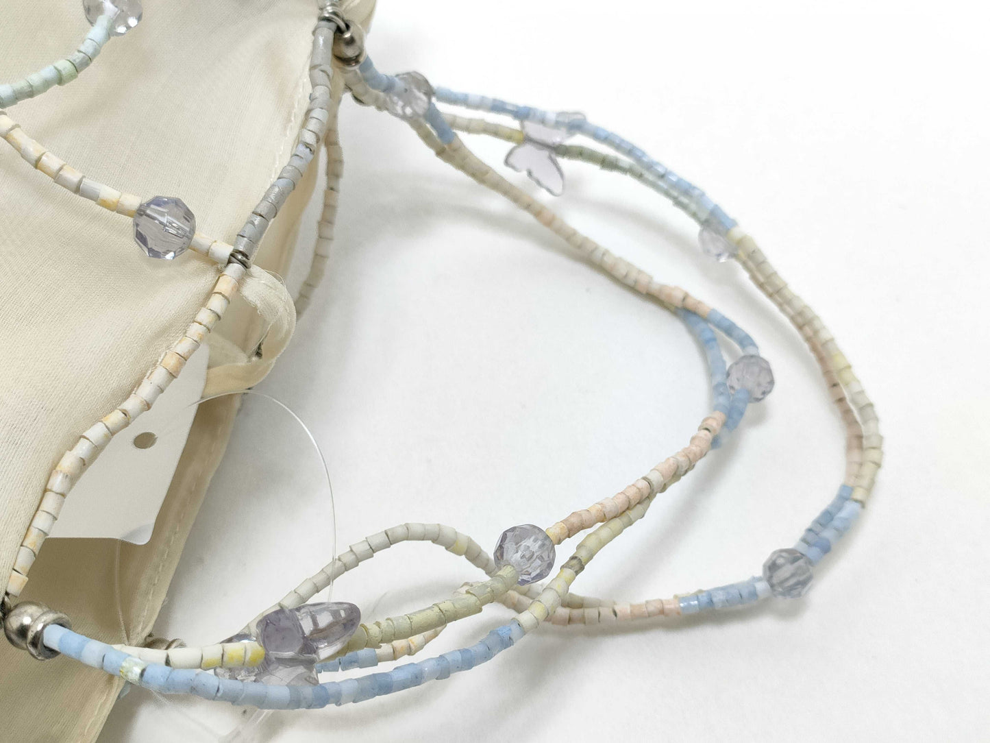 BOTTEGA VENETA Organza Wire Handbag with Beads